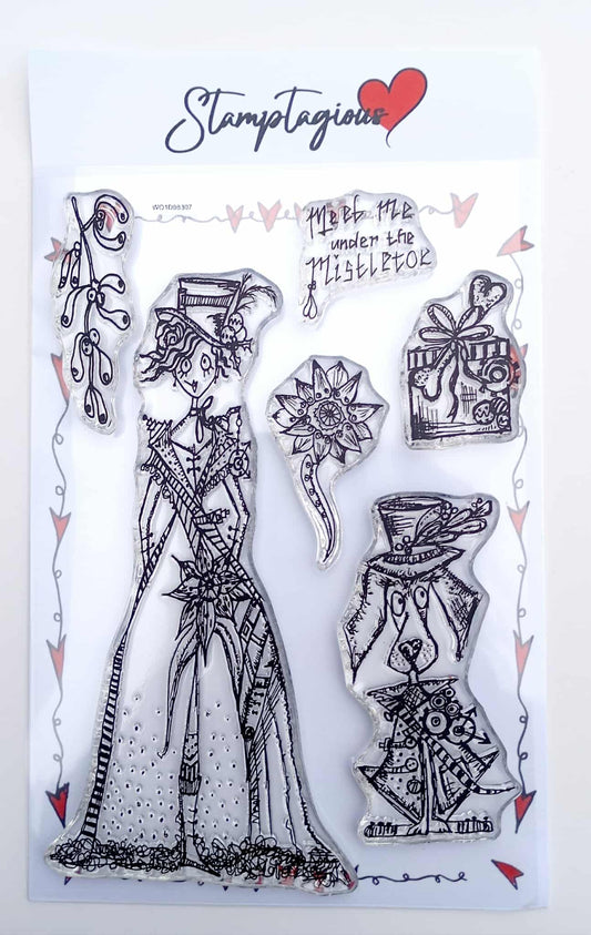 Clear Stamps Meet me under the Mistletoe